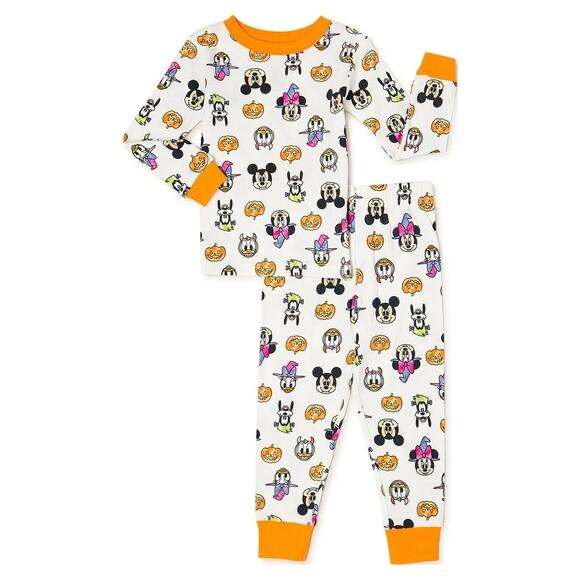 Mickey Mouse Disney Character Halloween Toddler Pajama Set, 2-Piece, Size 5T - Picture 1 of 4